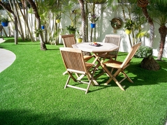 backyard synthetic lawn